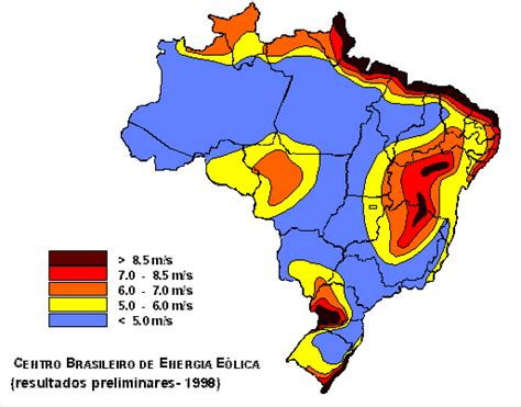 velocidade do vento no brasil